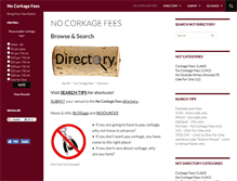 Tablet Screenshot of nocorkagefees.com